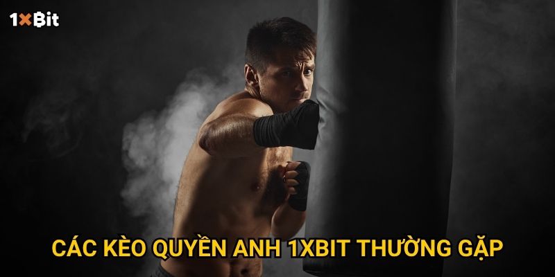 Các kèo quyền anh 1xbit thường gặp