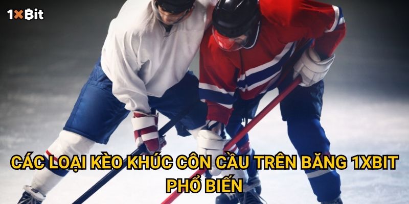 Các loại kèo khúc côn cầu trên băng 1xbit phổ biến