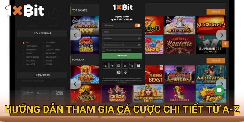 Hướng dẫn tham gia cá cược chi tiết từ A-Z