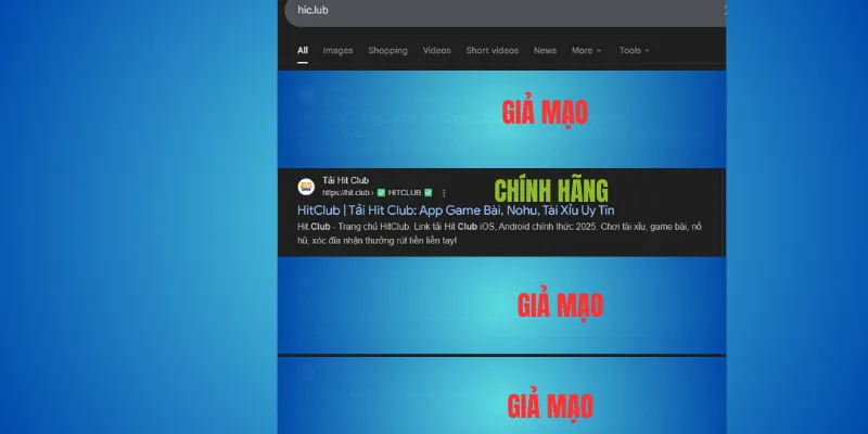 Hitclub giả thường xuất hiện ở đâu